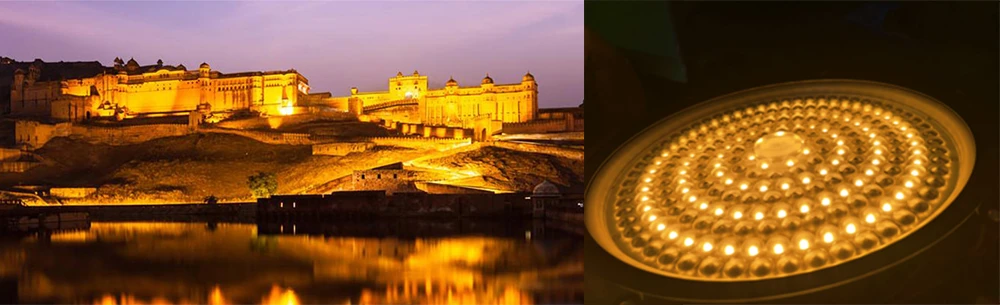 amber light for architecture reduce light pollution