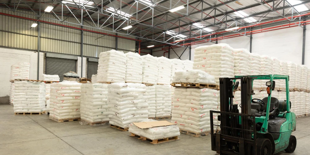 warehouse stores products