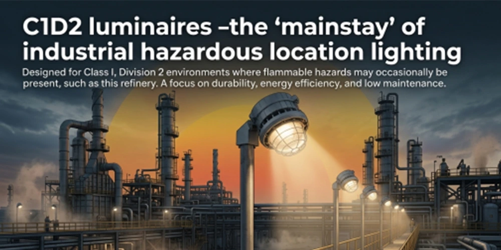 Why Are C1D2 Lights the “Mainstay” of Industrial Hazardous Location