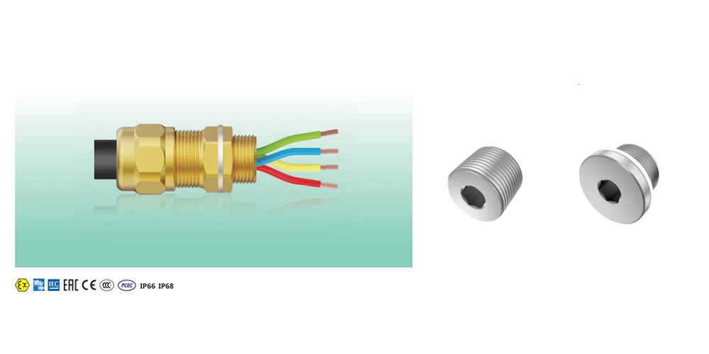 Explosion Proof Cable Glands and Stopping Plugs