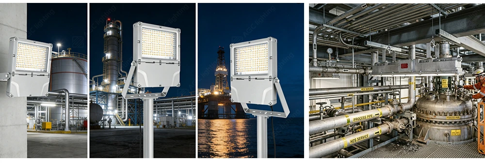 HA04 HA06 explosion proof light with science light distributions