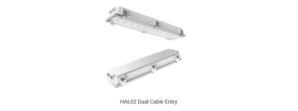 HAL02 explosion proof lights Dual Cable Entry