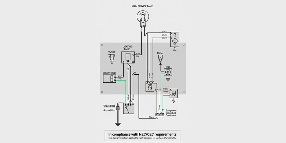 NEC and CEC prevent electrical fires and electric shock accidents