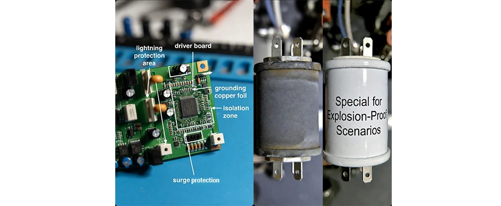 PCB layout explosion proof coordination for 6kV Surge Protection Technology