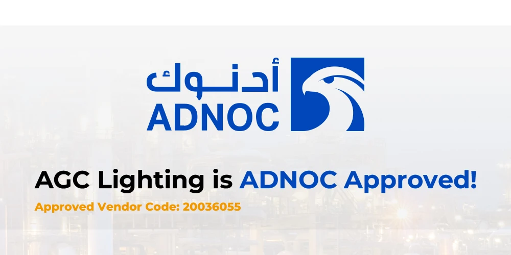 AGC Lighting Registered as ADNOC Vendor - 20036055