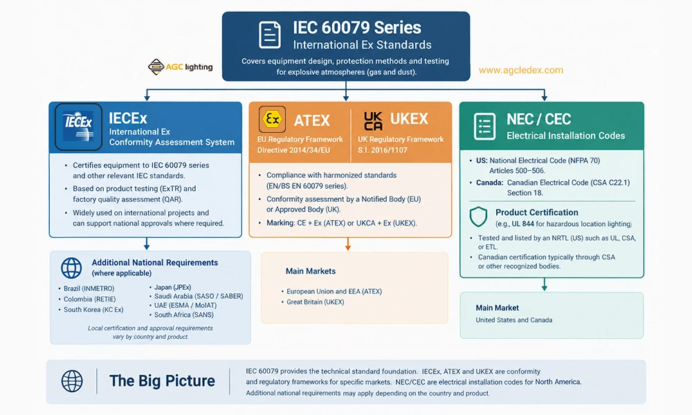 hazardous location lighting regulatory frameworks