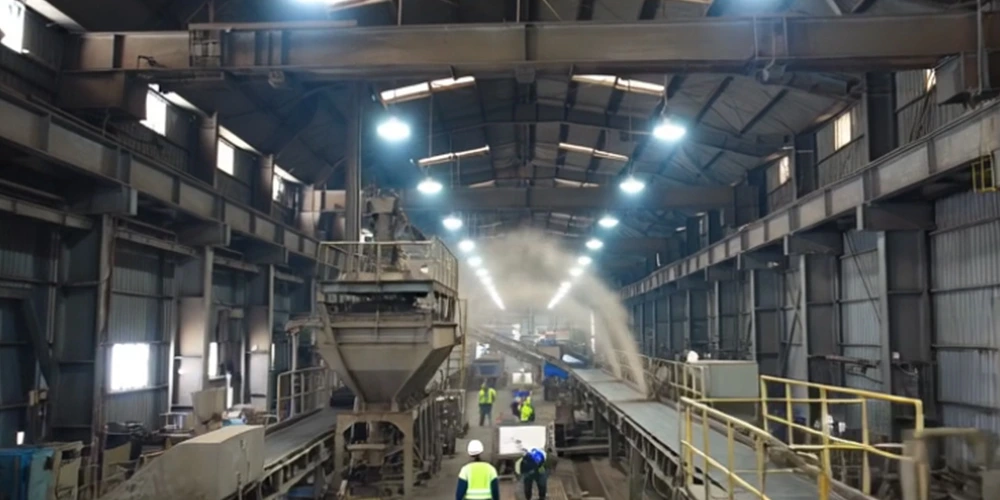 high bay ligjht in industrial environments Dust Accumulation