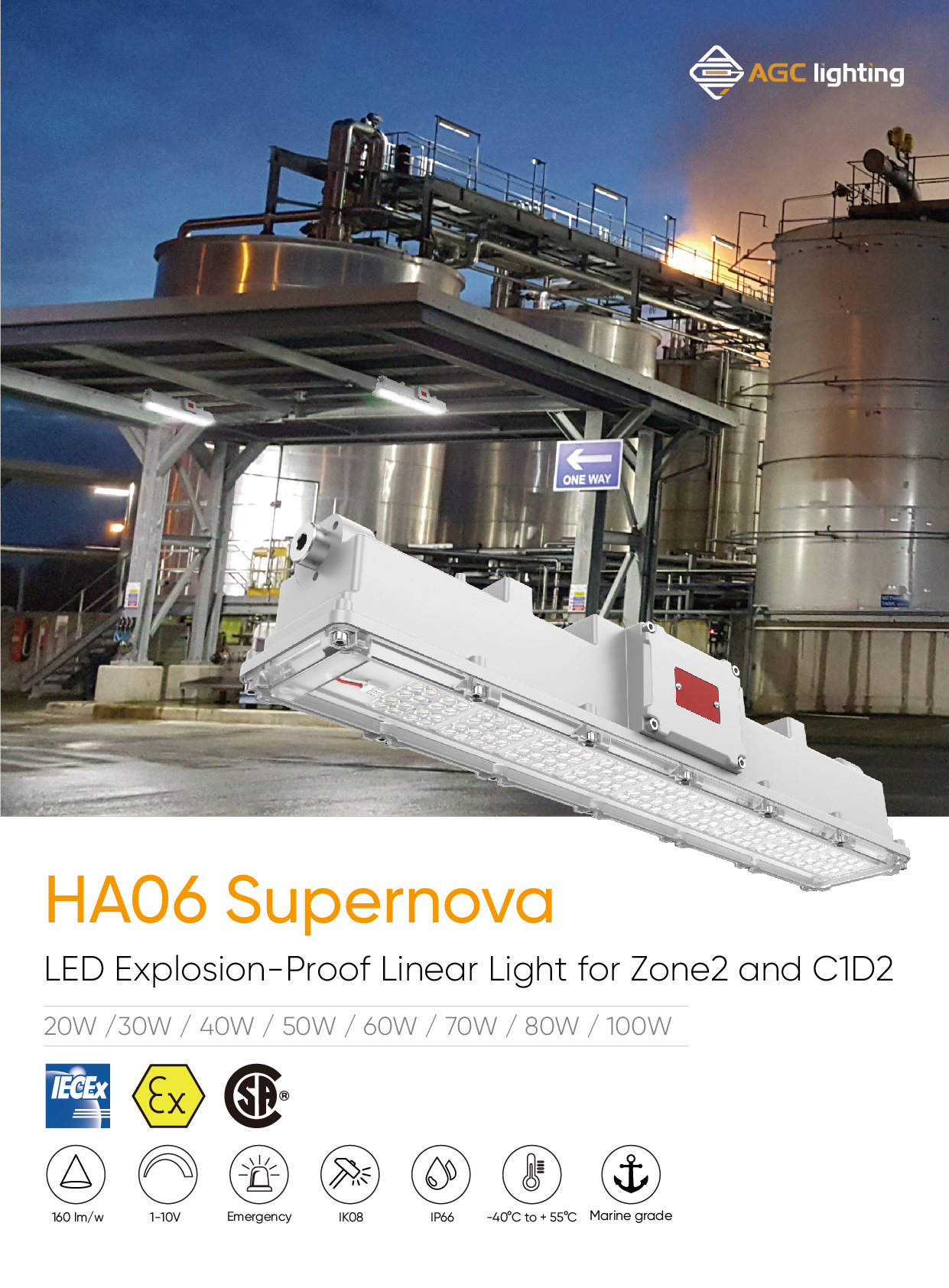 HA06 explosion proof light for zone2 c1d2 01